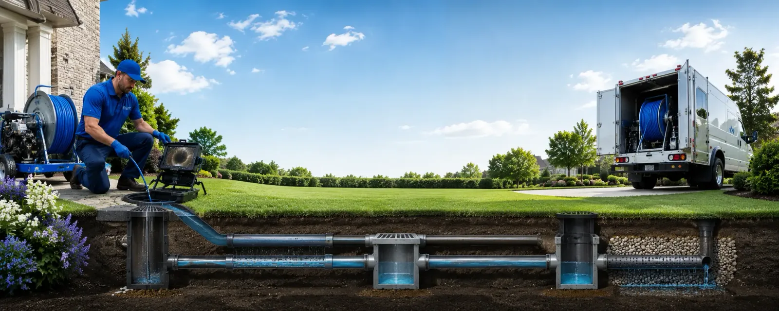 Outdoor drain cleaning information for Lincoln, MA